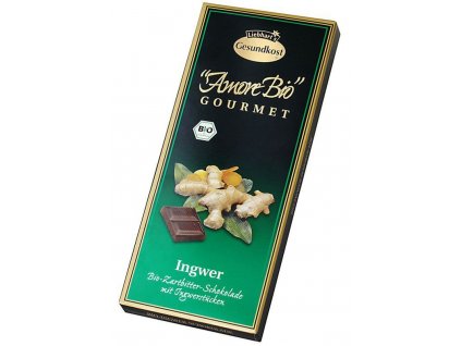 Liebhart's Horká čokoláda so zázvorom 100g bio