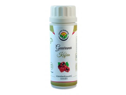 Guarana - caffeine standardized extract capsules 100 pcs.