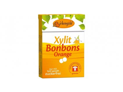 Birkengold Xylitol candies orange 30g