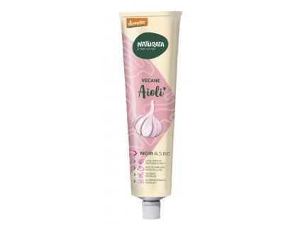 Naturata Mayonnaise Aioli in a tube 190ml organic