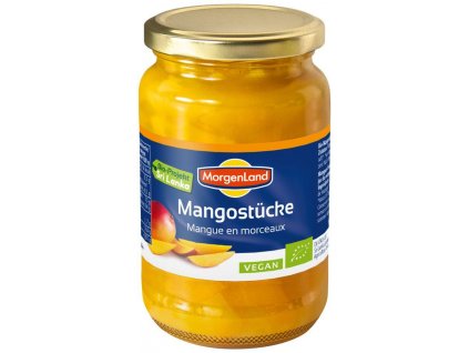 Morgenland Mango pieces 350ml organic