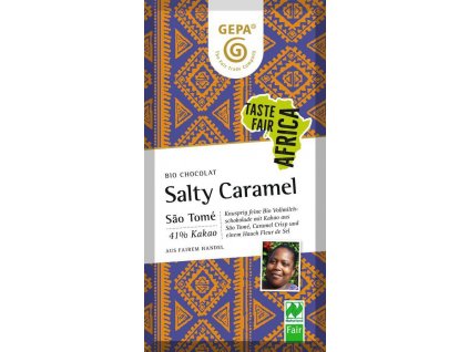Gepa Czekolada mleczna solony karmel 80g organiczna