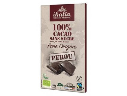 Ikalia 100% hořká čokoláda Peru 100g bio