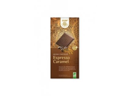 Gepa Vollmilchschokolade Espresso Karamell 100g Bio
