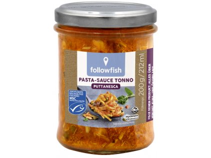 Followfood Pastasauce mit Thunfisch Puttanesca 200g msc