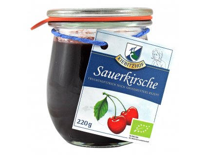 Kiebitzhof Višňová marmeláda 220g bio
