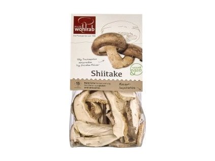 Wohlrab Sušené Shiitake plátky 20g bio