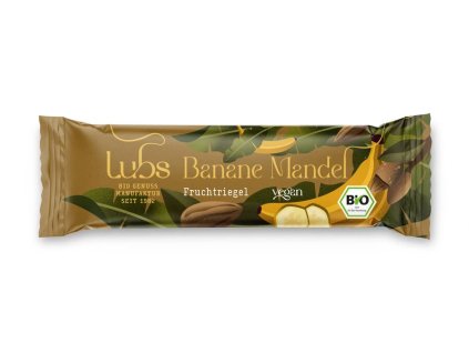 Lubs Banana Almond Bar 40g organic