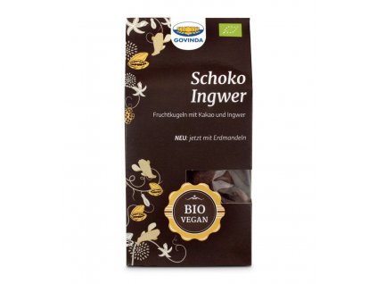 Govinda Schokokugeln mit Ingwer 120g Bio