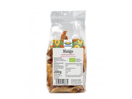 Govinda Mango uscat 200g organic