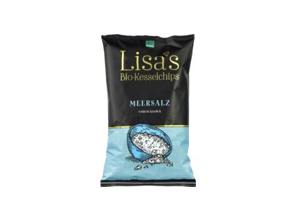 Lisa's Kettle Chips tengeri sóval 125g Bio