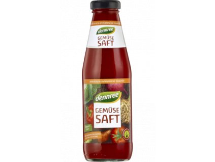 Dennree Zeleninová šťava sklo 500 ml bio