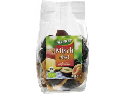 Dennree Mix de fructe uscate 200 g organic