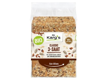 Dr. Karg Knäckebrot 3 druhy semínek 200 g bio