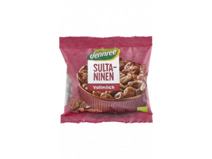 Dennree Sultaninen in Vollmilchschokolade 100 g Bio