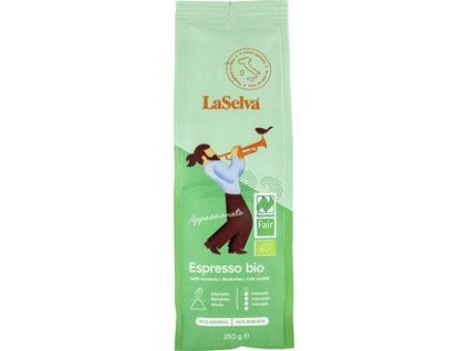 LaSelva Káva espresso Appassionato mletá 250g bio