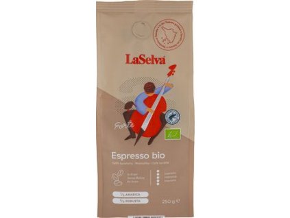 LaSelva Espresso Forte szemes kávé 250g bio