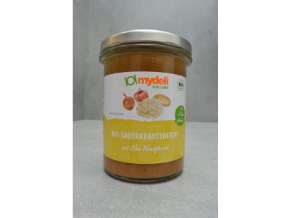 MyDeli Dusená kapusta s hovädzím mäsom 370g bio