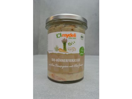 Mydeli Kuracie frikasé s hubami a zeleninou 360g bio