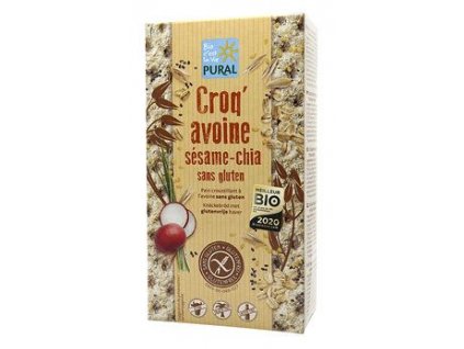Pural Croq'oats Sesam Chia 160g organic