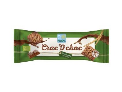 Pural Crac´O choc Pufted spelta in ciocolata cu lapte 80g