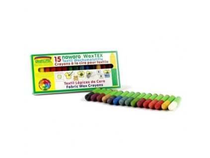 Ökonorm Textile wax crayons 15 eco colors