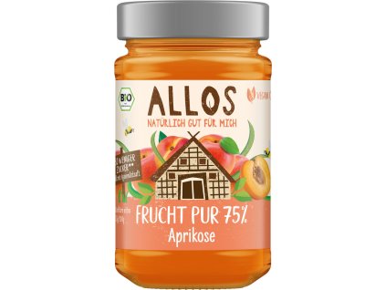 Allos Fruchtkonfitüre Aprikose 250ml bio