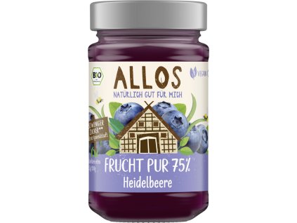 Allos Ovocný džem čučoriedka 250ml bio