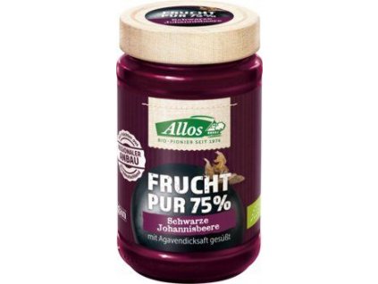 Allos Ovocný džem černý rybíz 250ml bio