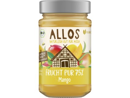 Allos Mango gyümölcslekvár 250ml bio