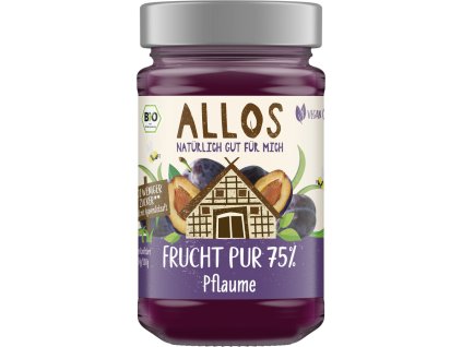 Allos Fruit jam plum 250ml organic