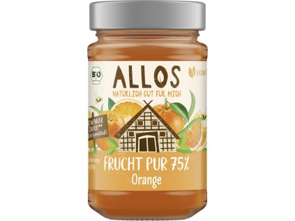 Allos Gyümölcslekvár narancs 250ml bio