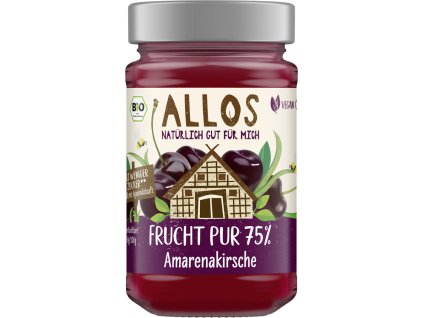 Allos Gyümölcslekvár amarena cseresznye 250ml bio