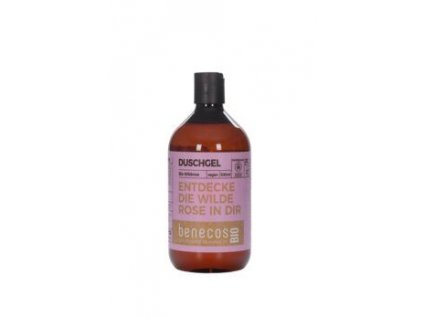 Gel de dus Benecos Wild Rose 500ml eco