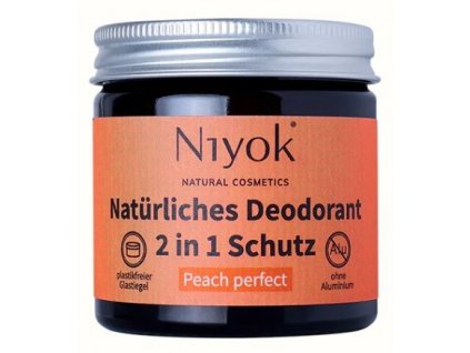 Niyok Deo krém 2v1 Peach perfect 40ml eco