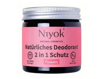 Niyok Deo krém 2in1 Flowers 40ml öko
