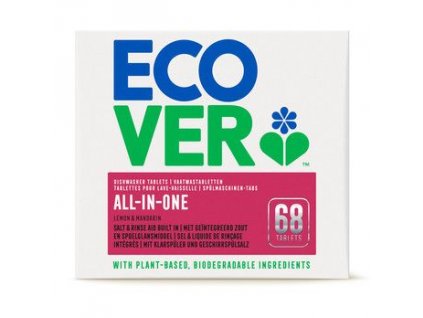 Ecover Tablety do myčky all-in-one 68ks eco