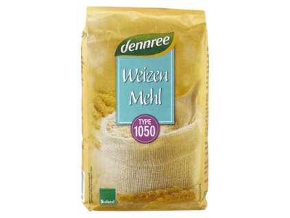 Dennree Pšeničná mouka typ 1050 1kg bio