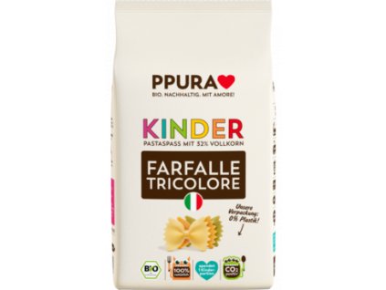 PPura Dětské farfalle tricolore 500g bio