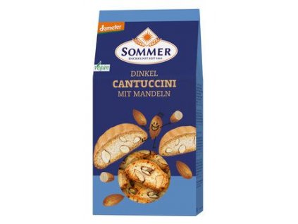 Sommer Spelt cantuccini z migdałami, 150g ekologiczne