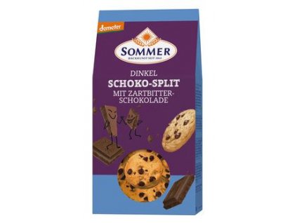 Sommer Špaldové sušenky s čokoládou 150g bio