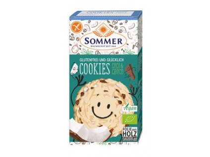 Sommer Biscuits kókuszos és csokis 125g bio