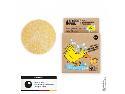 Hydrophil Šampon a sprchový gel 2v1 kachna Sweet mango 60g eco