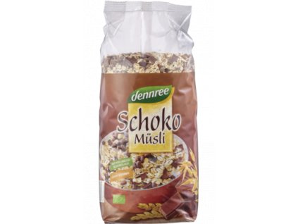 Dennree Čokoládové müsli 750g bio