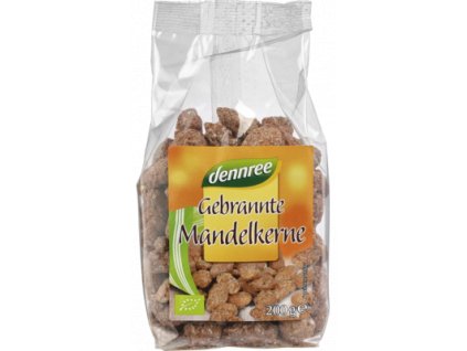 Dennree Mandle pražené karamelizované 200g bio