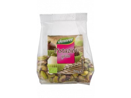 Dennree Pistácie lúpané 70 g bio