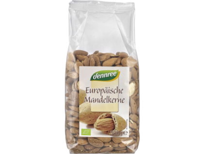 40512 dennree evropske mandle 500g bio