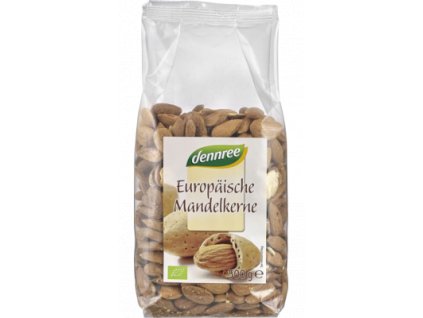 Dennree Migdały europejskie 500g ekologiczne