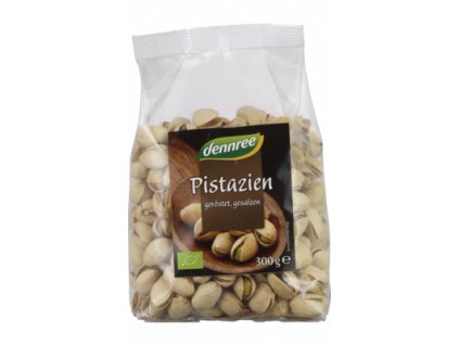 Dennree Pistazien in der Schale, geröstet und gesalzen, 300 g Bio