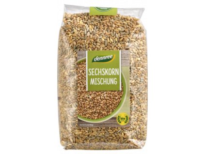 Dennree Sechskornmischung 1 kg Bio